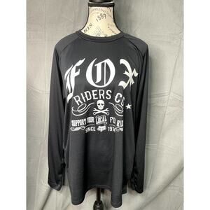 Fox Riding Shirt‎ Long Sleeve Size Large